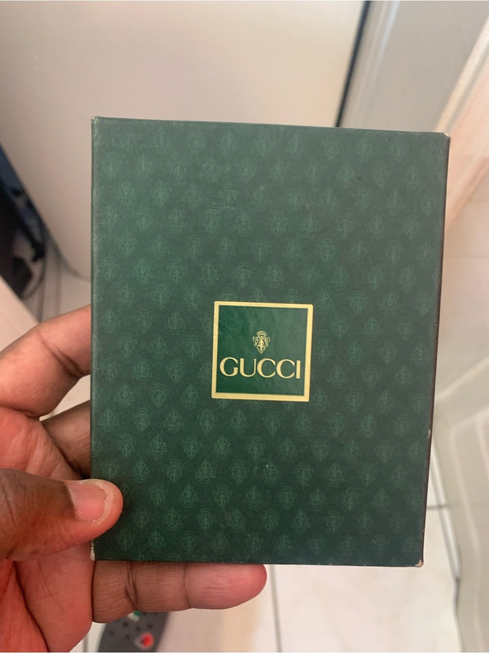 Gucci Dark Green Box with Gold Logo
